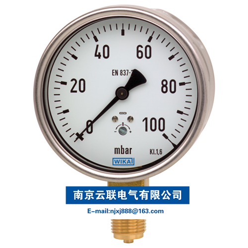 WIKA 612.20 膜盒式壓力表，銅合金材質(zhì) - 副本