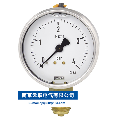 WIKA 113.53 波登管壓力表，銅合金材質(zhì)