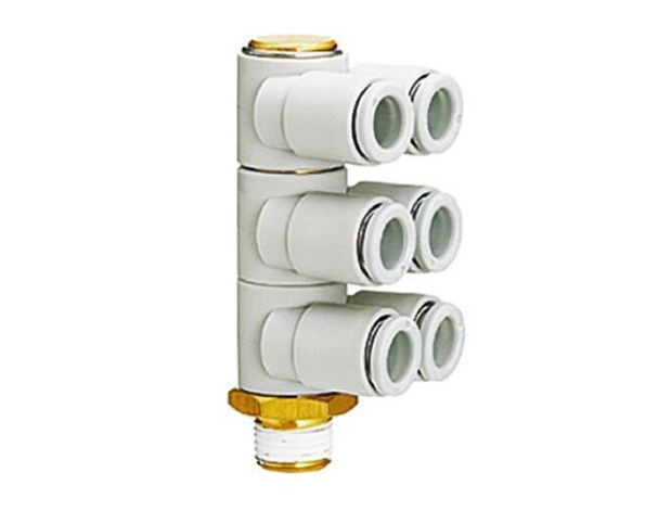 SMC氣動彎管螺紋管適配器threaded pipe adapter KQ2ZT